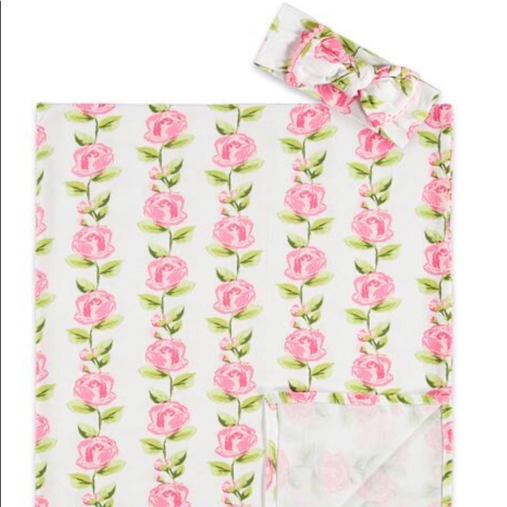 Baby Essentials Swaddle & matching Headband Sets